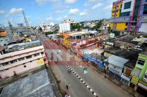 Shutdown cripples life in Agartala Shutdown cripples life in Agartala